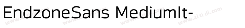 EndzoneSans MediumIt字体转换 EndzoneSans MediumIt字体转换